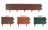 Eko palisada Eko-bord brązowa terakota zieleń fot.11