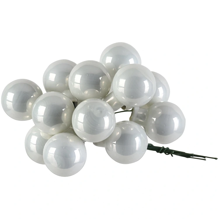 Bombki szklane 2 cm 144 szt. zimowa biel KAEMINGK 710450