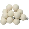 Bombki szklane matowe 2 cm 144 szt. ciepły biały KAEMINGK 710454