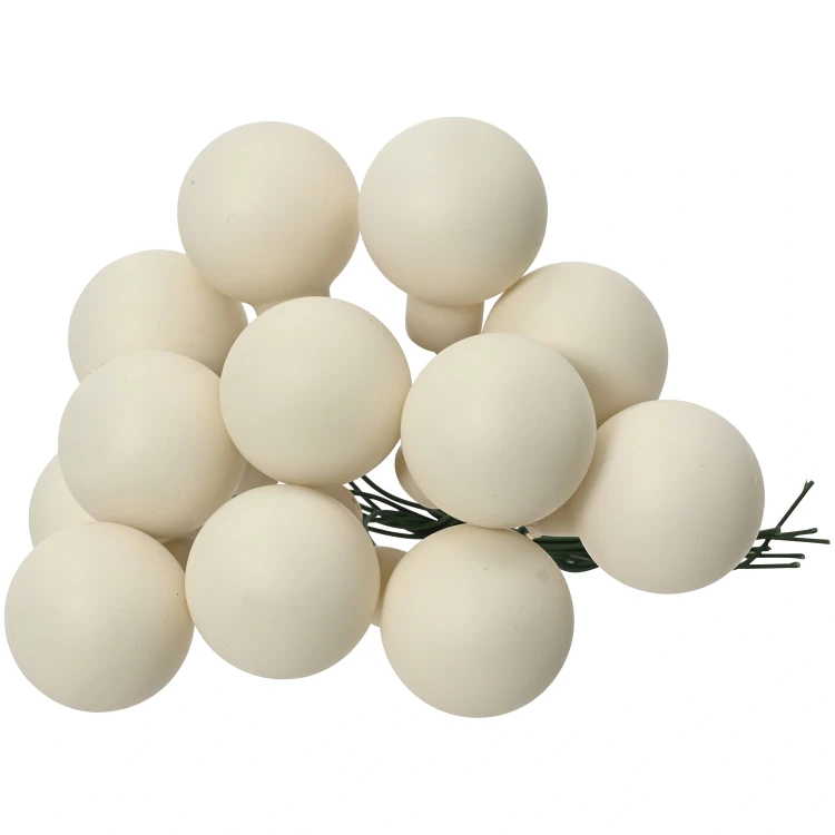 Bombki szklane matowe 2 cm 144 szt. ciepły biały KAEMINGK 710454