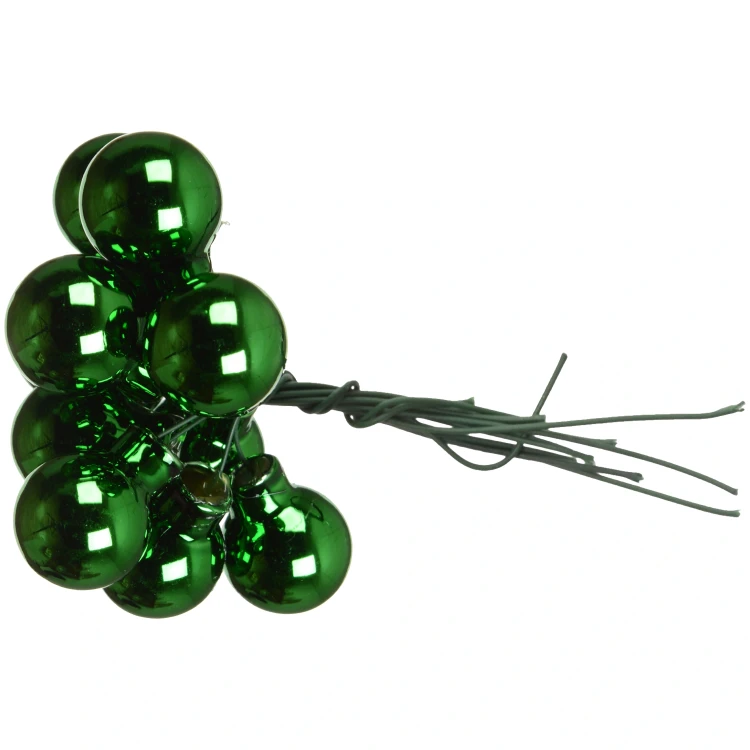 Bombki szklane zielone połysk 2,5 cm 144 szt. KAEMINGK 712203