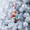 Szklana zawieszka Wiewiórka z muchomorem 9 cm KAEMINGK 124103-2