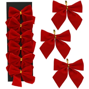 Kokarda dekoracyjna 5,5 cm czerwona KAEMINGK 374173