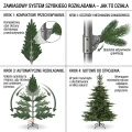 Choinka sztuczna Jodła Olbrzymia PE/PVC 450 cm KAEMINGK 681458