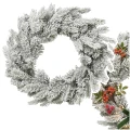 Wieniec świąteczny Grandis ośnieżony 50 cm KAEMINGK 680863