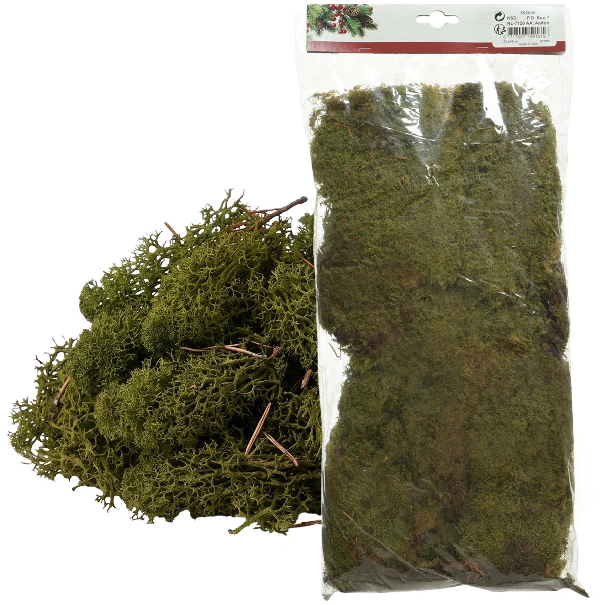 Naturalny mech do dekoracji świątecznych KAEMINGK 592056