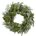 Wianek świąteczny 100% PE zielony 60 cm KAEMINGK 681537