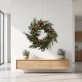 Wianek świąteczny z brokatem 60 cm zielony KAEMINGK 687296