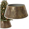Metalowa osłona pod choinkę brąz antyczny 70 cm KAEMINGK 685428