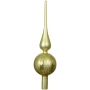 Szpic choinkowy 31 cm pistacjowy mat złote romby KAEMINGK 170257-1