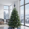Szpic choinkowy 31 cm granatowy mat gwiazdki KAEMINGK 170258-1