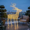 Renifer LED 162 cm złoty 1500 LED IP44 zewnętrzny KAEMINGK 490457