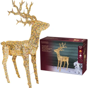 Renifer LED do ogrodu 164 cm 1500 micro LED KAEMINGK 490556