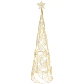 Choinka świetlna LED 234cm 1800 diod IP44 złota efekt flash KAEMINGK 493921