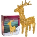 Renifer świetlny 800LED 104cm złoty klasyczny ciepły IP44 KAEMINGK 493972