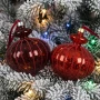 Bombki z koralikami 8 cm czerwono-bordowe 6 szt. KAEMINGK 026927KPL