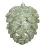 Zawieszka szyszka 14 cm jasnozielona z koralikami KAEMINGK 028537-2