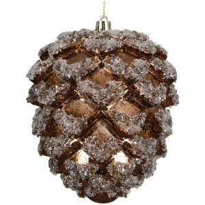 Zawieszka szyszka 14 cm ciemnobrązowa KAEMINGK 028538-1
