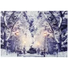 Obraz LED 58x38 cm zimowy park 6 LED KAEMINGK 485486-1