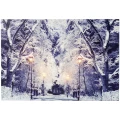 Obraz LED 58x38 cm zimowy park 6 LED KAEMINGK 485486-1