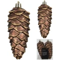 Szyszki choinkowe 11,5 cm brązowe mat 2 szt. KAEMINGK 028505-2