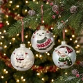 Bombki choinkowe szklane 8 cm ze zwierzętami 12 szt. KAEMINGK 071560KPL