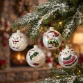 Bombki choinkowe szklane 8 cm ze zwierzętami 12 szt. KAEMINGK 071560KPL