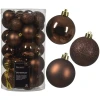 Bombki choinkowe brązowe 4–6 cm 30 szt. KAEMINGK 023071