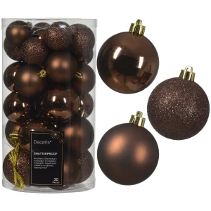 Bombki choinkowe brązowe 4–6 cm 30 szt. KAEMINGK 023071