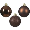 Bombki choinkowe brązowe 4–6 cm 30 szt. KAEMINGK 023071