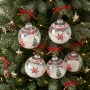 Bombki szklane przezroczyste 8 cm 6 szt. KAEMINGK 07175