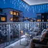 Kurtyna sople LED 259 LED 11 m zimna biel KAEMINGK 494827