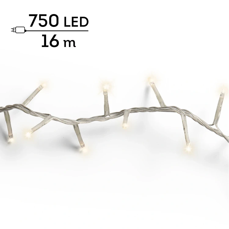 Lampki choinkowe 750 LED 16 m ciepła biel KAEMINGK 495387