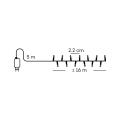 Lampki choinkowe 750 LED 16 m ciepła biel KAEMINGK 495387