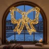 Duża kokarda świetlna LED - 400 diod LED Ciepły biały IP44 KAEMINGK 490395