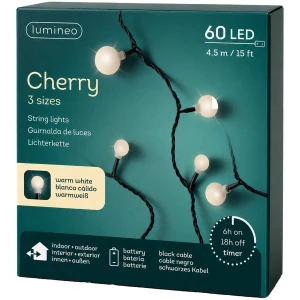 Lampki choinkowe LED 60 kulek 4,5 m IP44 KAEMINGK 494661