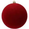 Bombka choinkowa welurowa 14 cm bordowa KAEMINGK 02642