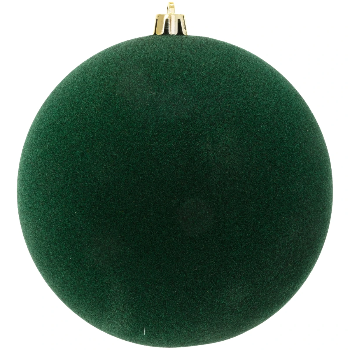 Bombka choinkowa welurowa 14 cm zielona KAEMINGK 02642