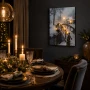 Obraz świąteczny LED 28x38 cm ośnieżony mostek 6 LED KAEMINGK 481344-2