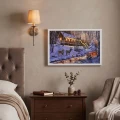 Obraz świąteczny LED 58x38 cm renifery zimą KAEMINGK 483614-2