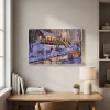 Obraz świąteczny LED 58x38 cm renifery zimą KAEMINGK 483614-2