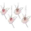 Zawieszki baletnice z brokatem 7,2 cm 4 szt. KAEMINGK 028272
