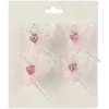 Zawieszki baletnice z brokatem 7,2 cm 4 szt. KAEMINGK 028272