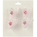 Zawieszki baletnice z brokatem 7,2 cm 4 szt. KAEMINGK 028272