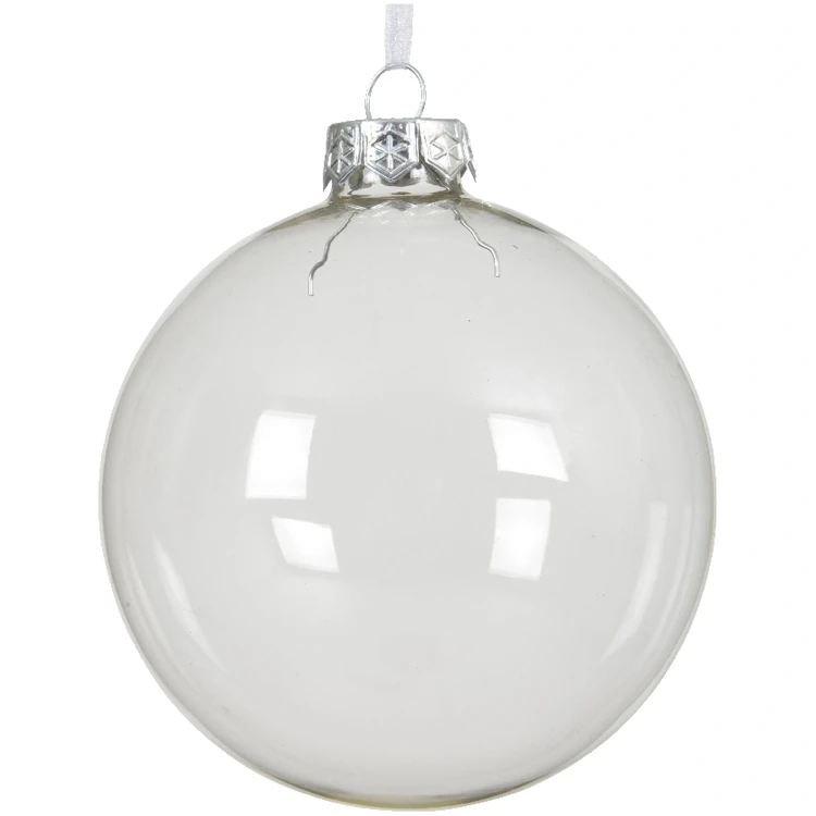 Bombki choinkowa szklana 15 cm transparentne KAEMINGK 100153