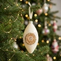 Bombki szklane sople reflektory ciepłe białe 8 cm KAEMINGK 071665