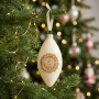 Bombki szklane sople reflektory ciepłe białe 8 cm 2szt KAEMINGK 071665