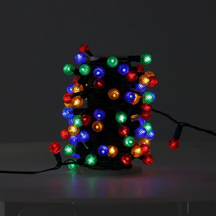 Lampki Choinkowe LED 200 Multikolor Cherry Ball Timer 16m LED9980