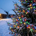 Lampki Choinkowe LED 200 Multikolor Cherry Ball Timer 16m LED9980
