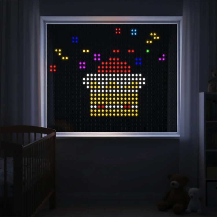 Kurtyna świetlna SMART 400 LED RGB 2x2m Aplikacja LED8240